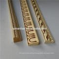 Decorative strips embossed wood mouldings